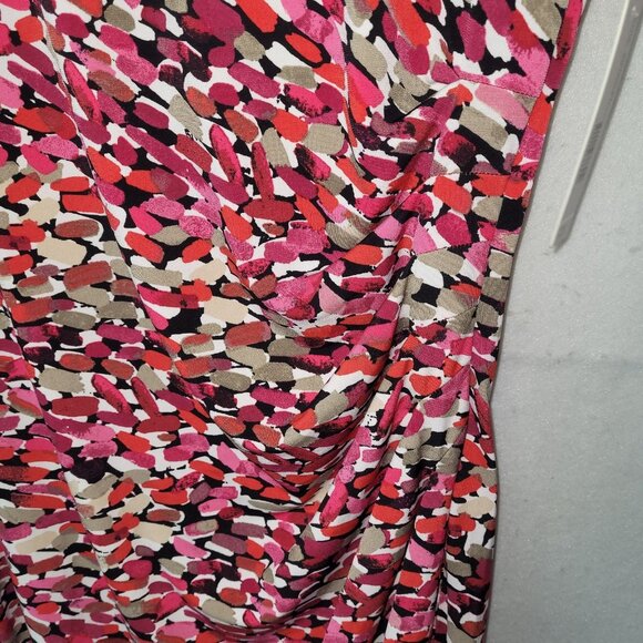 Laundry By Design Dress Womens 6 Sheath Ruched Split‎ Sleeve N2R3505SU - Picture 3 of 15